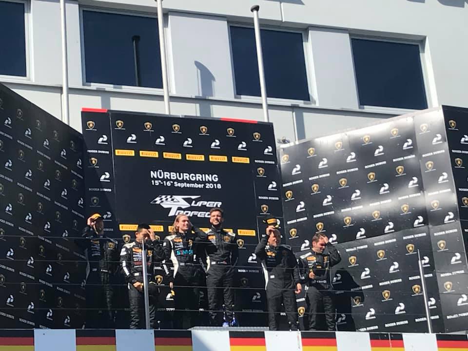 Victory and podiums for Target in the Super Trofeo Lamborghini at Nurburgring  