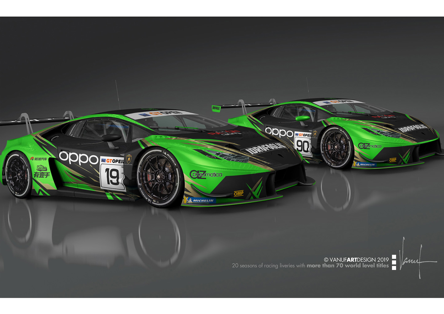 Raton Racing by Target nel
GT Open con due Huracàn GT3 Evo