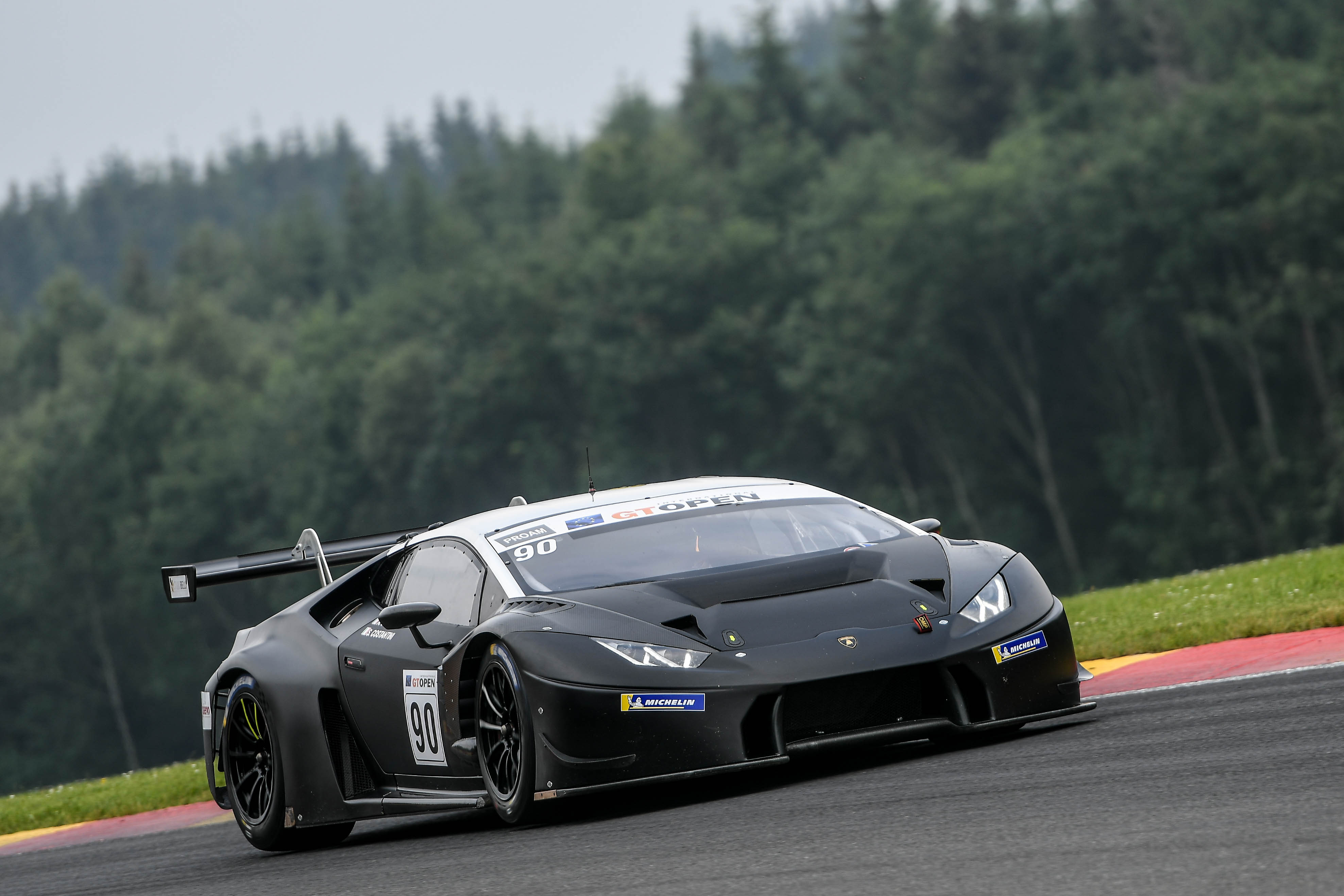 Target unlucky  in the International GT Open round at Spa  