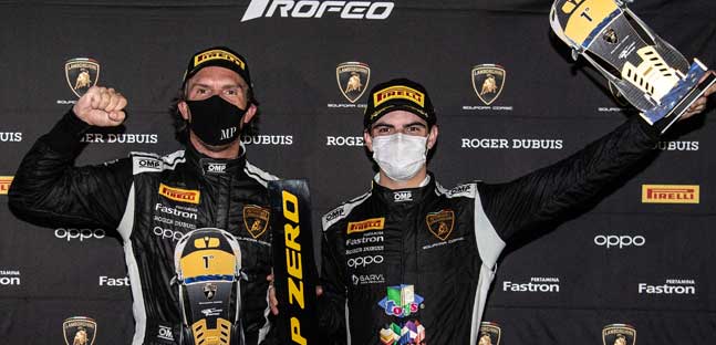 Target Racing wins in 2020 Lamborghini Super Trofeo Misano opener