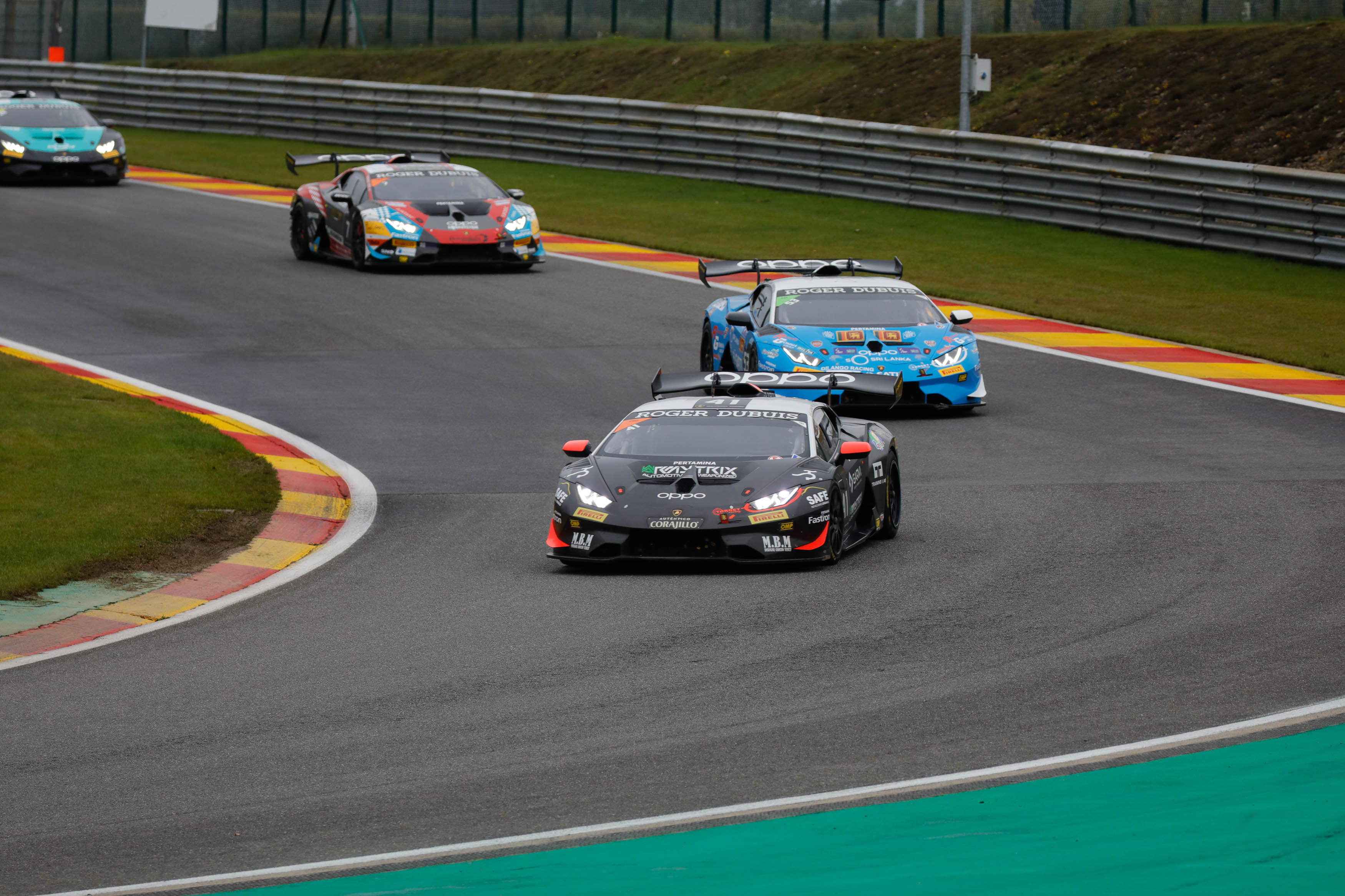 Trophies and scares for Target Racing at in Super Trofeo Lamborghini Spa round