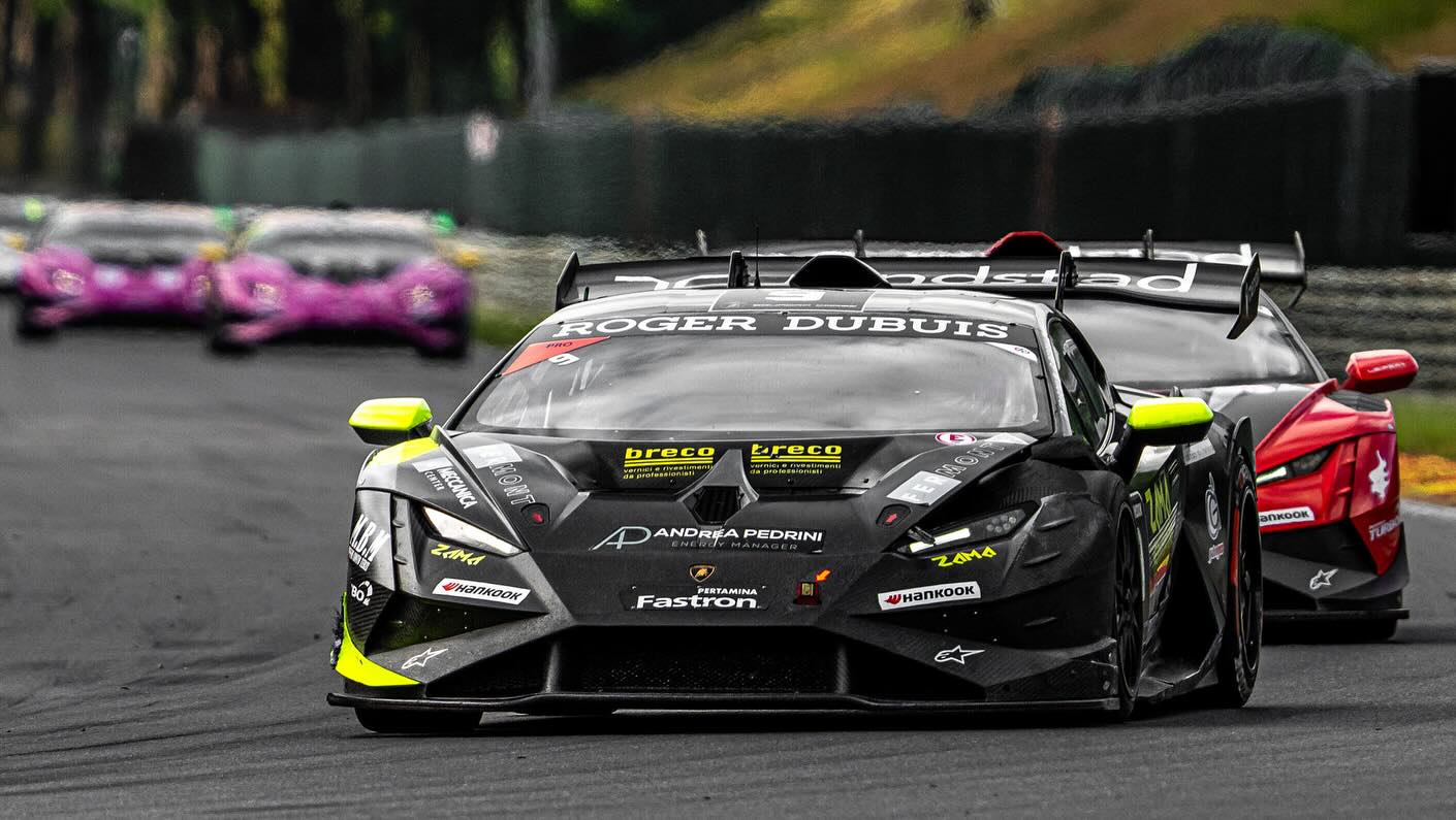 Podium in both Lamborghini Super Trofeo races at Spa for Trident